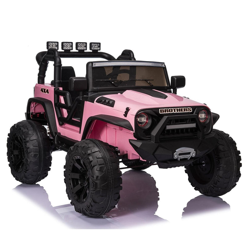 Premium 24V Electric Ride-On Jeep for Kids with USB, Bluetooth, and Remote Control
