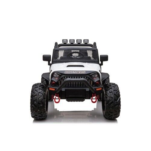 Premium 24V Kids Electric Jeep with Remote Control, LED Lights, MP3, and USB