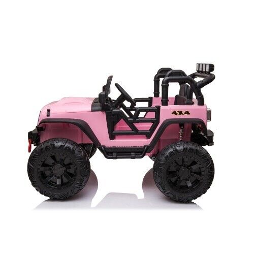 Premium 24V Kids Electric Jeep with Remote Control, LED Lights, MP3, and USB