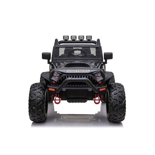 Premium 24V Kids Electric Jeep with Remote Control, LED Lights, MP3, and USB