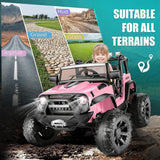 Electric 2-Seater Ride On Car for Kids with Remote Control - 24V 2x200W 2WD Toy Vehicle