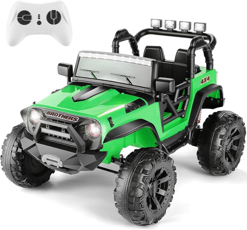 Electric 2-Seater Ride On Car for Kids with Remote Control - 24V 2x200W 2WD Toy Vehicle