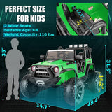 Electric 2-Seater Ride On Car for Kids with Remote Control - 24V 2x200W 2WD Toy Vehicle