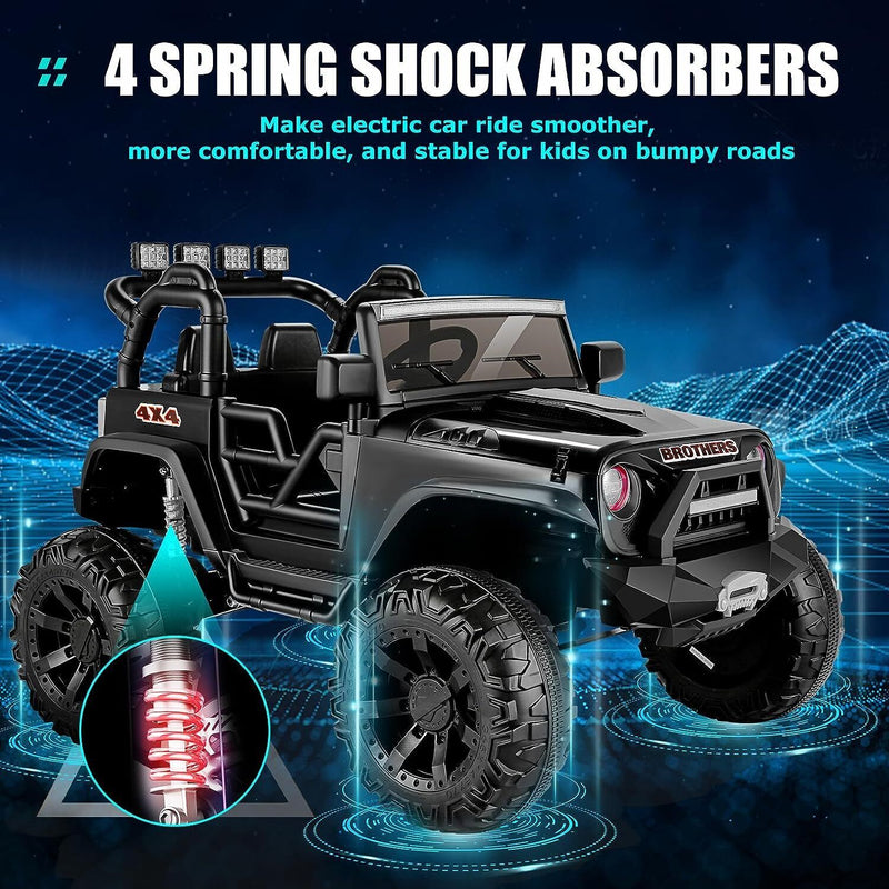 Premium 24V Electric Ride-On Car for Kids with Remote Control - 3 Speed Options