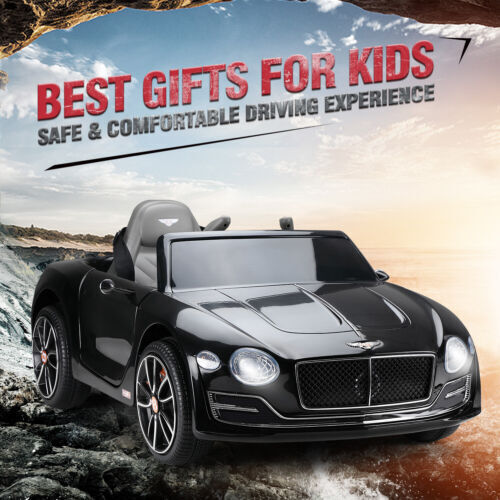 Bentley Style 12V Electric Ride-On Car with Remote Control and LED Lights for Kids