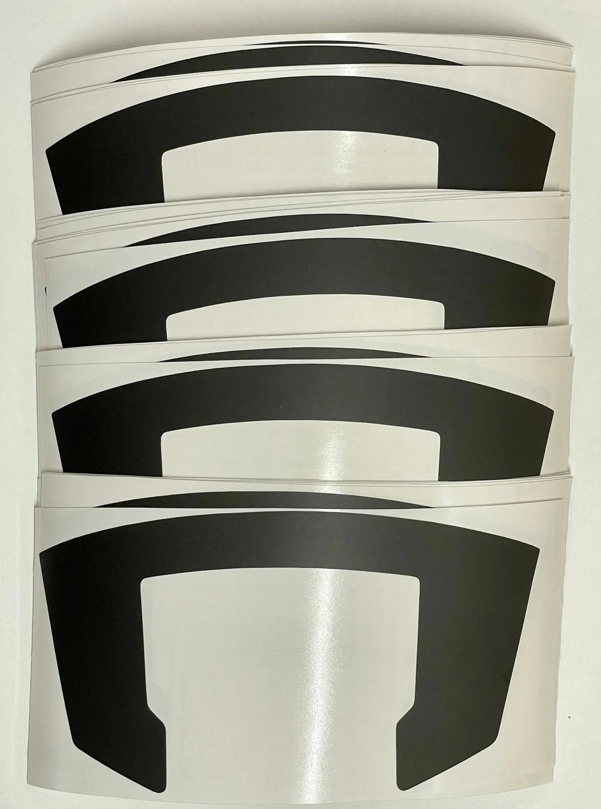 Premium Cast Black Vinyl  Decal Overlays for 2022-2023 Frontier 17" Pro4X Wheels TVD Vinyl Decals