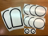 Premium Cast Vinyl Dashboard Blackout Decals for 2016-2023 Tacoma