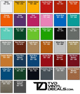 Premium Cast Vinyl Decal Letters for 2024-2026 Tacoma Door Emblems