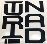 Premium Cast Vinyl Decal Letter Inserts for 2014-2021 Tundra Tailgate