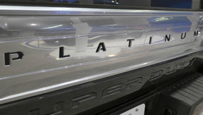 Premium Cast Vinyl Decal Letter Inserts for 2017-2024 F-250/F-350 PLATINUM Tailgate TVD Vinyl Decals