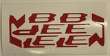 Premium Cast Vinyl Decal Letter Inserts for 2019-2026 RAM REBEL Dashboard TVD Vinyl Decals