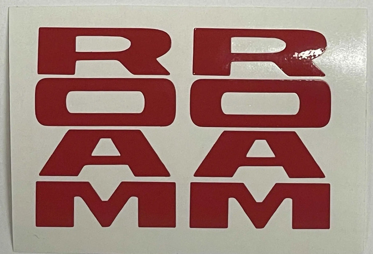 Premium Cast Vinyl Decal Letter Inserts for 2019-2024 RAM Tailgate Emblem TVD Vinyl Decals