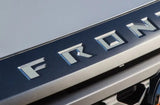 Premium Cast Vinyl Decal Letter Inserts for 2022-2024 Frontier Grille TVD Vinyl Decals