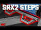 Rough Country SRX2 Adjustable Aluminum Side Steps 4-Door Ford Bronco 4WD 2021-2026 51029