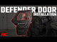Rough Country UTV Side Doors Can-Am Defender HD 5/HD 7/HD 8/HD 9/HD 10 2-Seater 97100