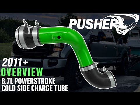 Pusher HD 3" Cold Side Charge Tube for 2011-16 Ford F250/350 6.7L