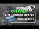 Pusher Heater Grid Delete for 2007.5-2024 Dodge Ram 6.7L Cummins