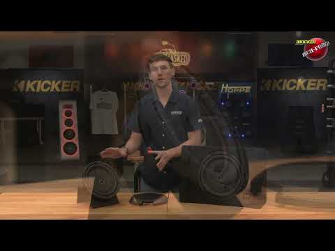 KICKER CompVT Down-Firing Loaded Enclosure
