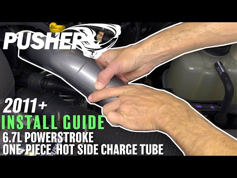Pusher HD 3" Hot Side Charge Tube for 2015-22 Ford F250/350 6.7L