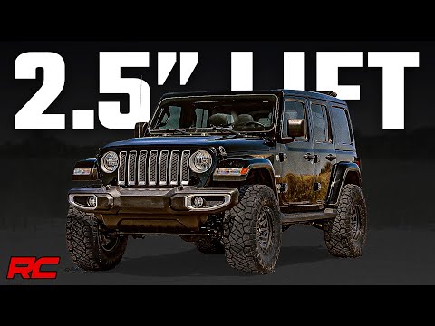 Rough Country 2.5 Inch Lift Kit Jeep Wrangler Unlimited JL 4WD 2018-2023 67731-config