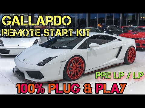12Volt.Solutions Lamborghini Gallardo Remote Start Kit