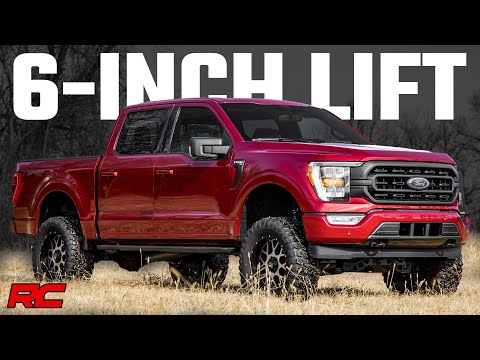 Rough Country 6 Inch Lift Kit Ford F-150 4WD 2021-2026 587-config