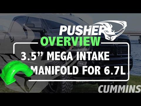 Pusher 3.5" MEGA Intake Manifold for 2007.5-2024 Dodge Ram 6.7L Cummins