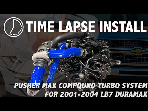 Pusher Max Compound Turbo System for 2001-2004 Duramax LB7