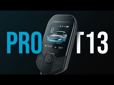 Compustar PRO T13 2-Way RFX Remote Start Bundle with LTE Module