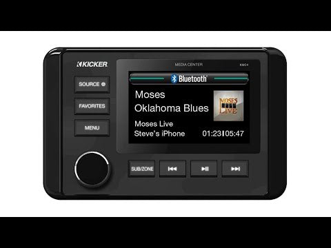 KICKER KMC4 Marine Dual-Zone Media Center