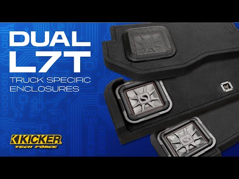 KICKER Solo-Baric L7T Custom Fit Loaded Enclosure
