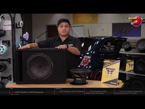 KICKER CompR Loaded Enclosure