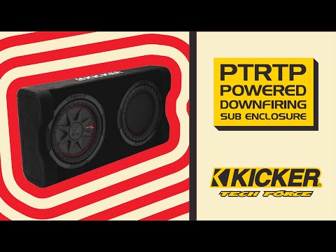 KICKER PTRTP Powered Loaded Enclosure