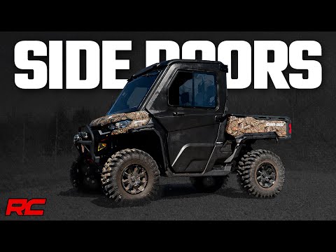 Rough Country UTV Side Doors Can-Am Defender HD 5/HD 7/HD 8/HD 9/HD 10 2-Seater 97100