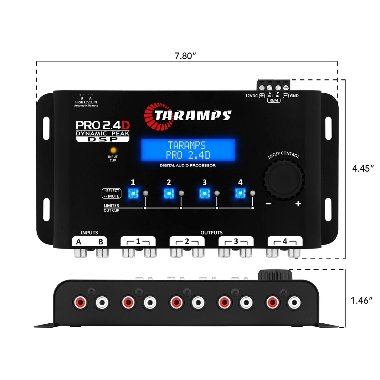 Taramps PRO 2.4D DYNAMIC PEAK Audio Processor Taramps USA