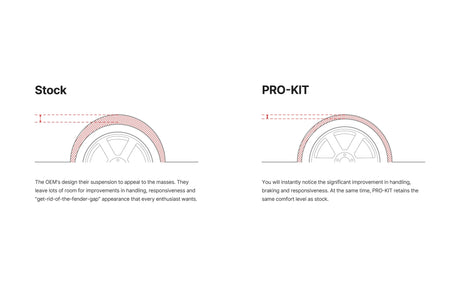 Eibach E70-35-061-01-22 Pro-System Kit - Pro-Kit lowering illustration