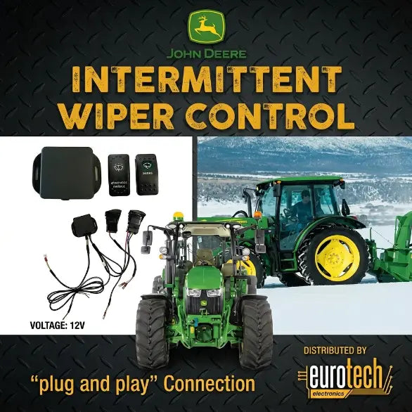 John Deere Rear Wiper Intermittent Control — 5000 Series (2012–2024)
