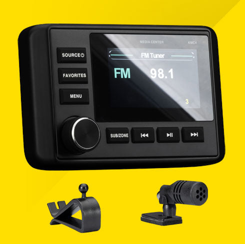 KICKER KMC4 Marine Dual-Zone Media Center