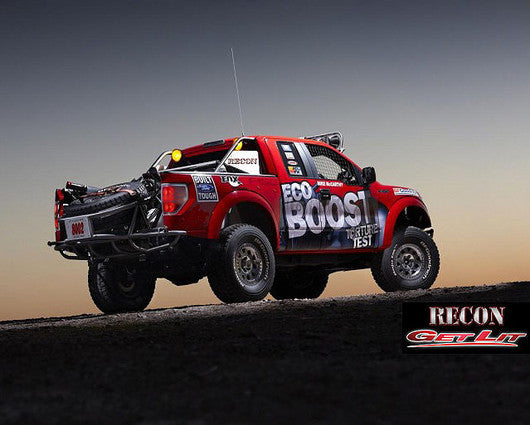 1100 Lumen Driving Light Kit 10W 6500K LEDs Chrome Oval Housing Clear