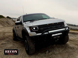 Ford F150 & Raptor 13-14 Projector Headlights Ultra High Power White LED DRL w/ Amber Turn Signals - Multiple Styles