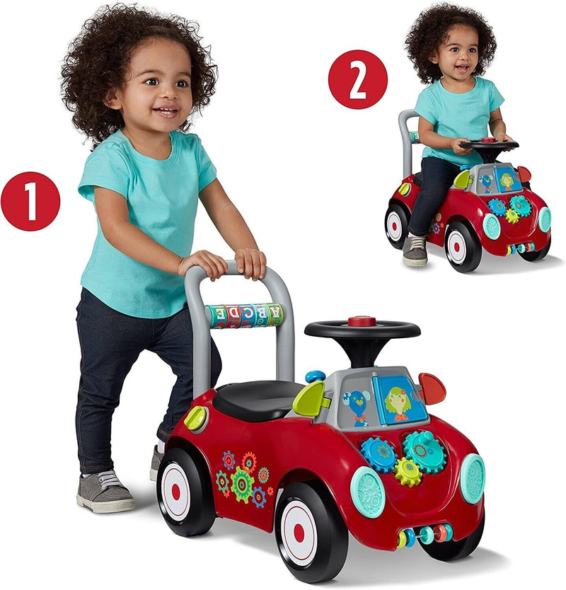Push Car for Kids with Horn, Music, and Storage - Perfect for Boys and Girls
