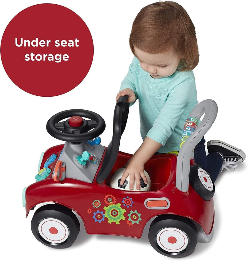 Push Car for Kids with Horn, Music, and Storage - Perfect for Boys and Girls