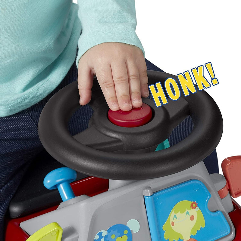Push Car for Kids with Horn, Music, and Storage - Perfect for Boys and Girls