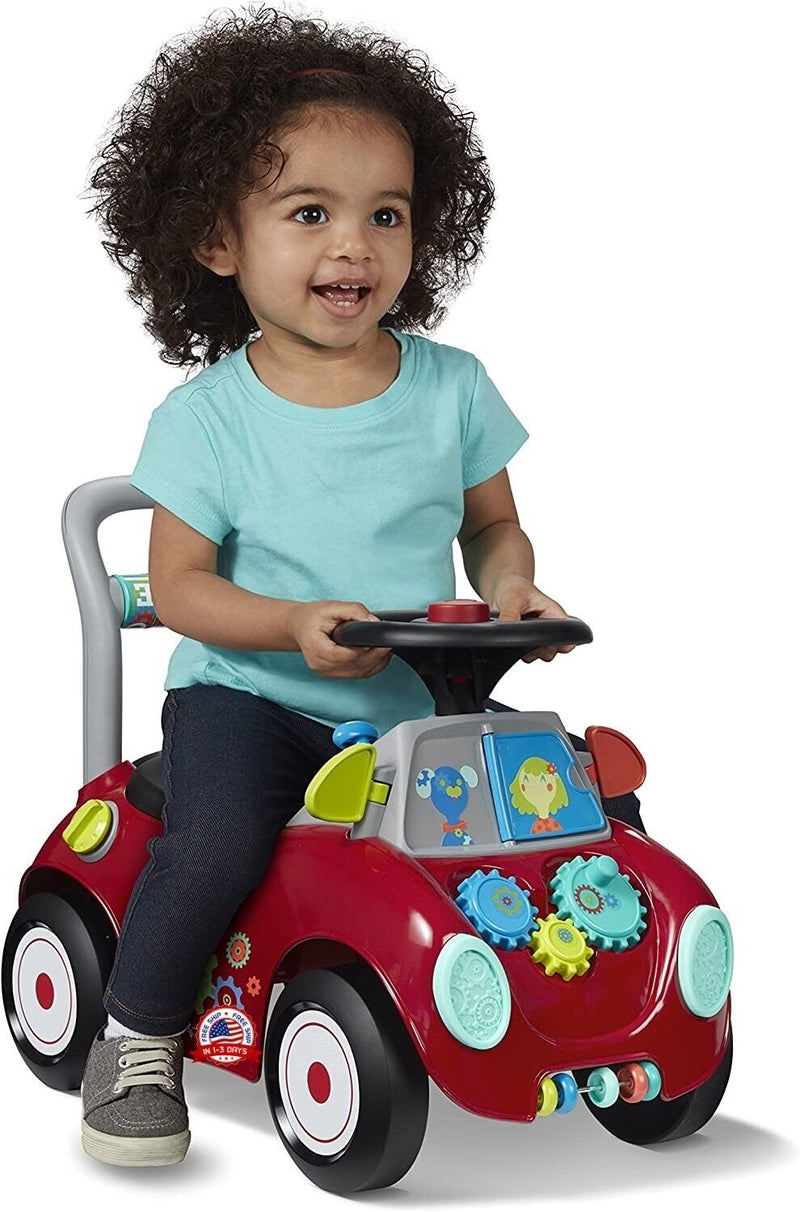 Push Car for Kids with Horn, Music, and Storage - Perfect for Boys and Girls