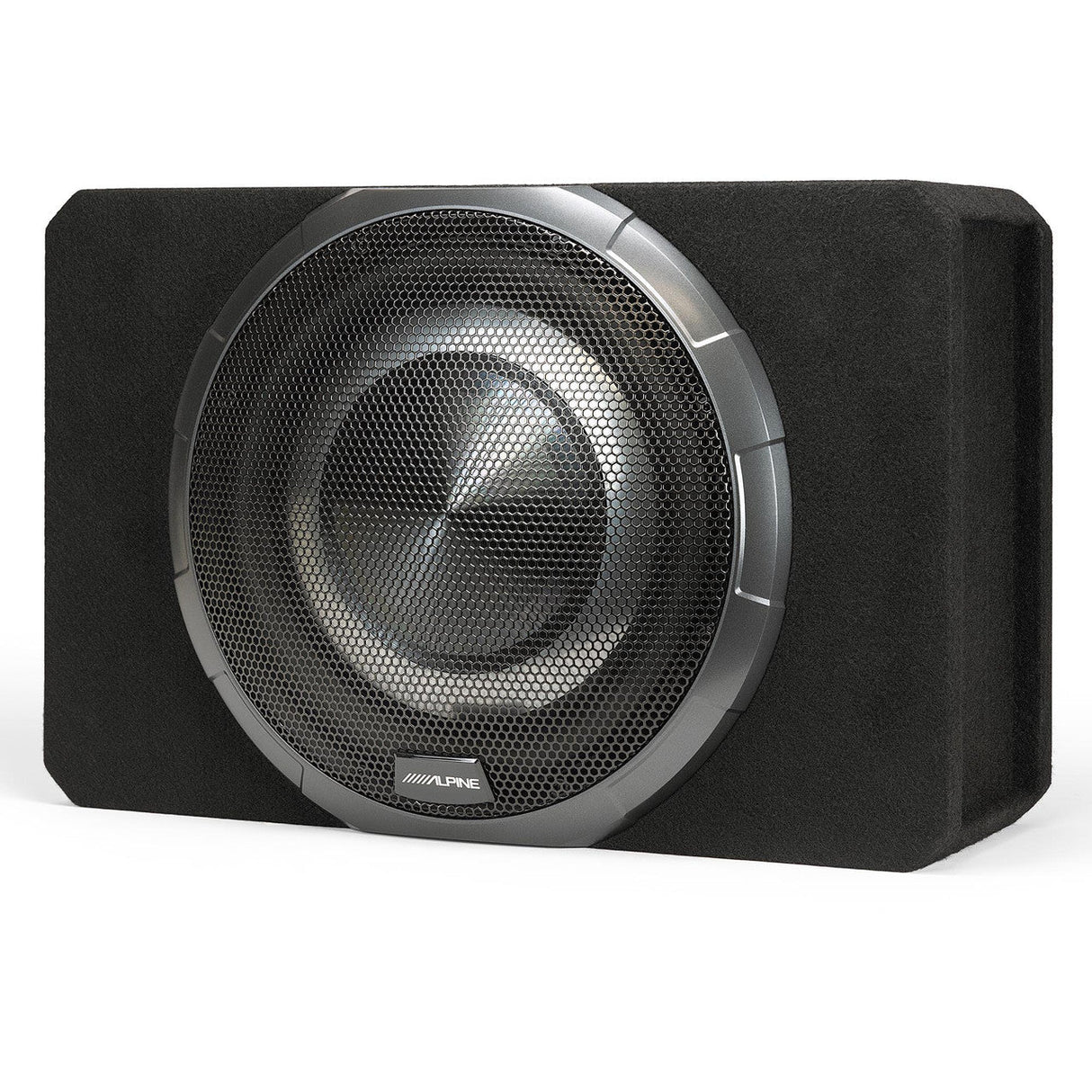 Alpine PWV-SB10 | 10" BassRev™ Powered Subwoofer Enclosure Alpine