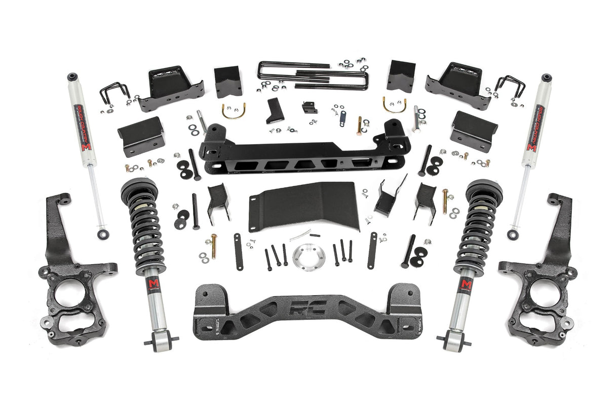 Rough Country 6 Inch Suspension Lift Kit Ford F-150 4WD 2015-2020 557-config