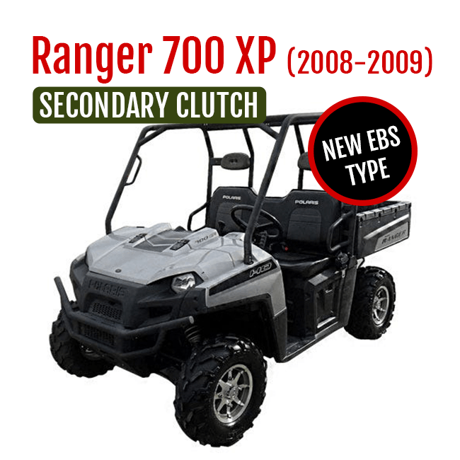 Ranger 700 XP (2008-2009) Secondary Clutch Tied Type EBS Harvey's ATV Parts