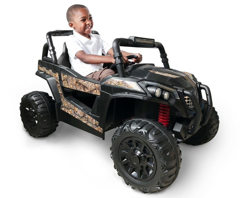 Realtree 12V UTV Ride-On Electric Toy Truck with Realistic Lights & Sounds