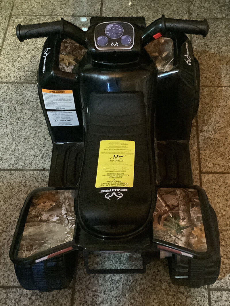 RealTree Camouflage 6v Electric Quad Toddler Ride-On Toy by Dynacraft