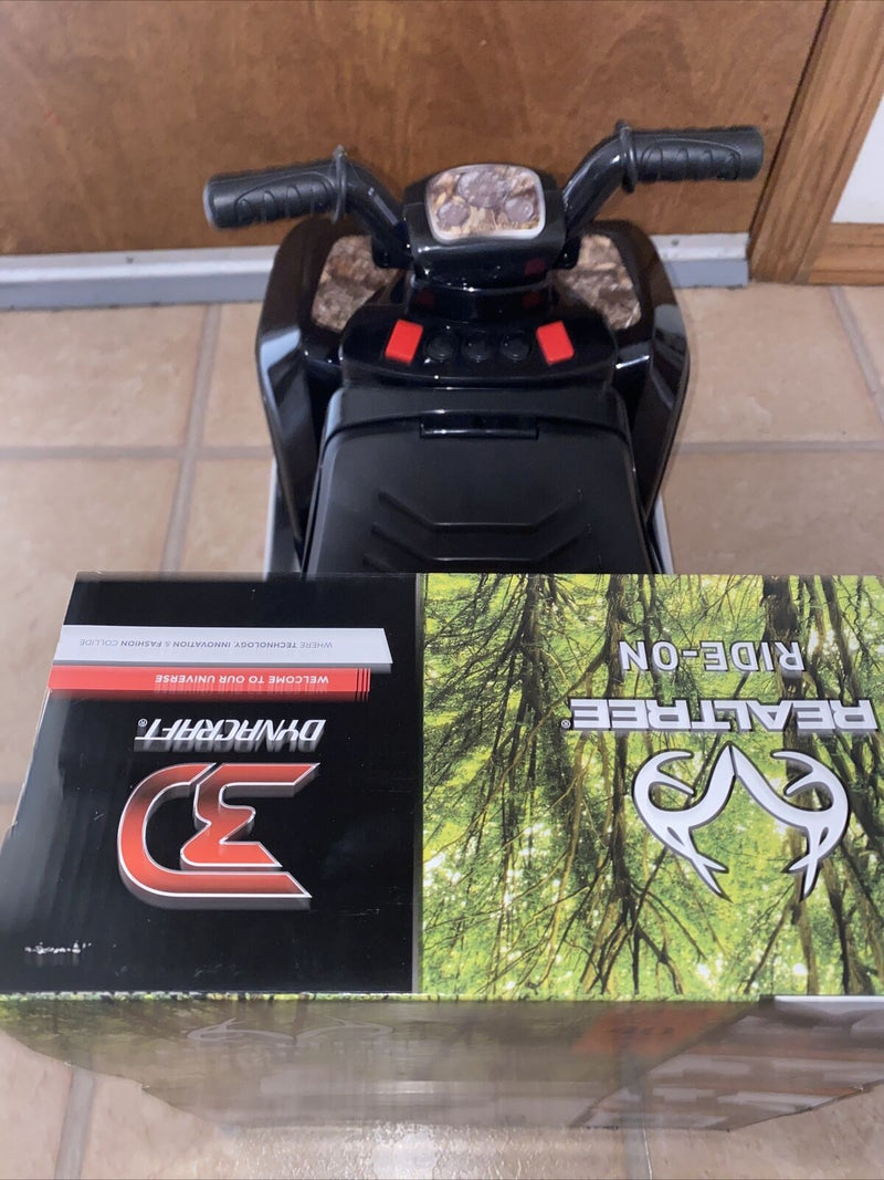 RealTree Ride-On with Working Light Bar for Boys by Dynacraft - Distressed Packaging